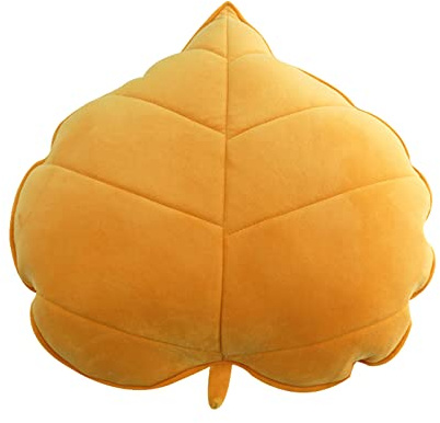 BestAlice Blatt-Überwurfkissen, 3D-Blattform, Plüsch-Pflanzenkissen, Bodenkissen für Auto, Schlafzimmer, Sofa, Couch, Wohnzimmer, 50,8 x 50,8 cm