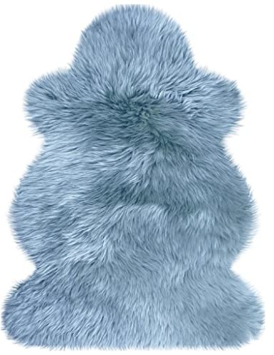 Heitmann Felle Wollschaf Lammfell taubenblau