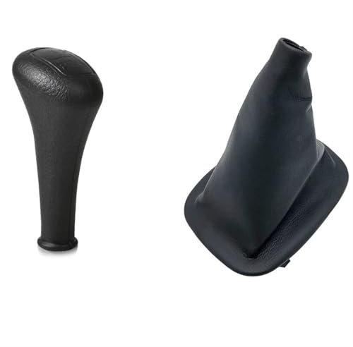Schaltknauf Für Benz CES Klasse W124 S124 W126 E190 W190 W201 W202 W123 W140 W463 Schaltknauf Hebel Gamasche Boot Abdeckung Fall Schalthebelkopf(4 Speed Combo)