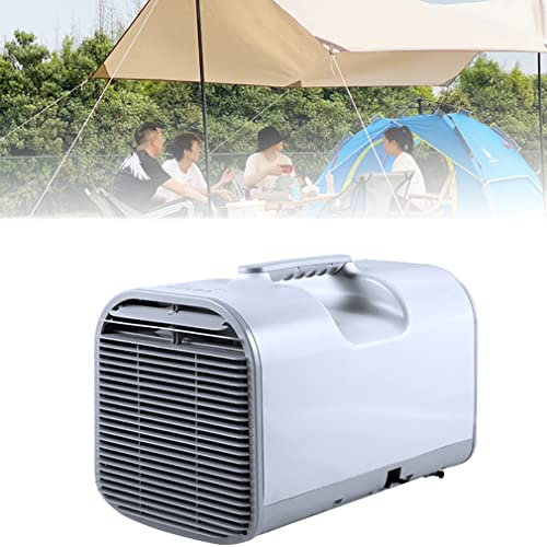 Climatiseur de toit pour camping-car Climatiseur extérieur pour camping-car, climatiseur de camping 400 W, télécommande intelligente et panneau de commande, climatiseur mobile à drainage gra