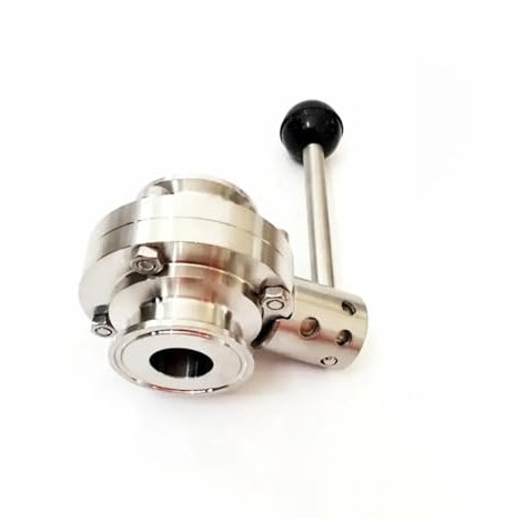 BYLSAGWHT Fit 159mm 6.25 Pipe OD x 6 Tri Clamp Flow Control Valve SUS 304 Stainless Beer Brewing Home