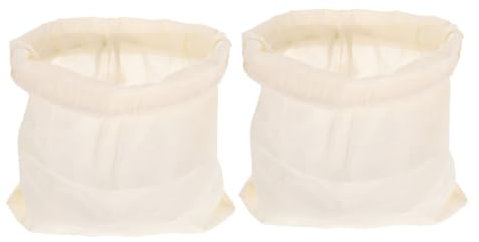 Hemobllo Lot De 2 Sacs Filtrants Réutilisables Pour Lait De Noix Sachets Pour Yaourt Sachets En Tissu Pour Filtrer Les Aliments Sachets Réutilisables Pour Lait De Noix Sachets Pour
