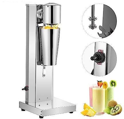 Machine commerciale de milk-shake 800 ml en acier inoxydable électrique à tête unique lait bulle thé agitant la machine smoothie mélangeur Outils électriques, de jardin et manuels