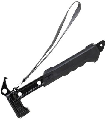 Ldabrye Camping Zelthammer mit Haltegurt Camping Hammer Camping Schlägel Zelthering Abzieher Multifunktionshammer für Zelt