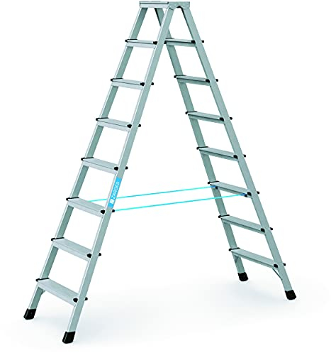 Zarges ZAR41268 Trittstufe, eloxiert, 2 x 8 Sprossen