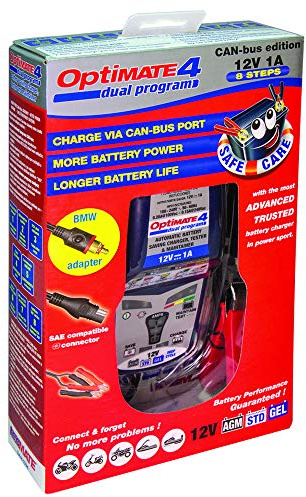 OptiMate 4 BMW CANbus 12V Motorcycle Automatic Battery Charger Optimiser
