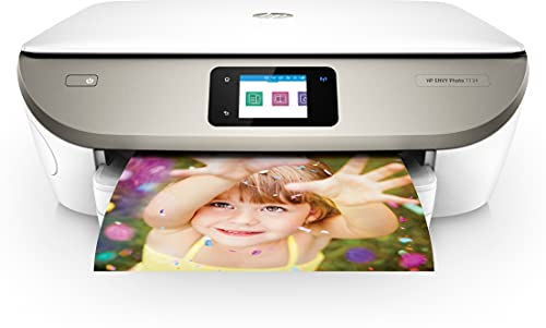 HP Envy Photo 7134 All-in-One Wi-Fi Photo Printer with 5 Months of Instant Ink Included, White