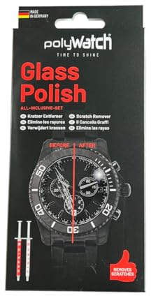 polyWatch® | Glass Polish | Uhrenglas-Politur für Glas/auch für Handydisplay - Made in Germany 32341