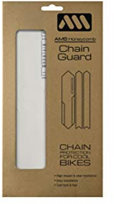 All Mountain Style Protection Chaîne Vélo Route & Gravel – Film adhésif Transparent Anti‑frottement pour Base Fine, protège Cadre, Peinture & Talon – Installation Facile sans découpe