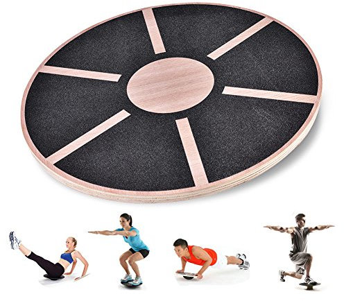 Verrückter Verkauf Wobble Balance Board, Anti-Rutsch-Holz Balance Board für Fitness-Training Rehabilitationsübung