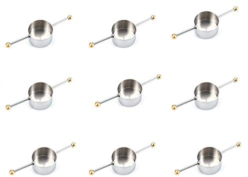Barre Inox Jigger Whisky Barman Boisson Mélange de Liqueur de Mesure (1/4/6/9 PCS)