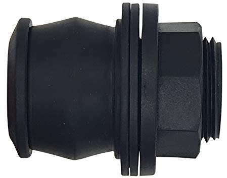 Raccord passe cuve auto étanche montage par l'extérieur Mâle 26x34 (1') - Femelle 20x27 (3/4) AROZ