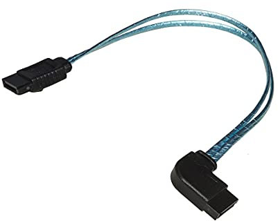 Link LKMB59 7-Pin Sata Cable with Right Angle Vertical Connector, 20 cm