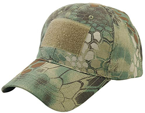 CHINWHI Baseball Cap Men Sun Protection Tactical Camo Hat Military Camo for Camping Camping Hiking Outdoors Sport Adjustable Unisex