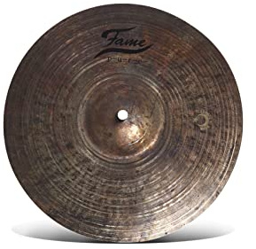 Fame Pure Cajon Splash 12, Extra Thin, Handmade B20 Bronze, Natural Finish, Geeignet für Cajon Drumsets, Dry, Dark, Earthy Sound