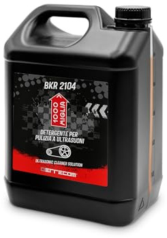1000 Miglia BKR 2104 Desengrasante de componentes de cadena de bicicleta para equipos ultrasónicos, fórmula concentrada y biodegradable, Bidón de 5 L