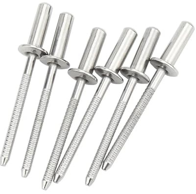 Aqxypas Rivets étanches à tête Ronde fermée en Acier Inoxydable 304, Anti-Corrosion, oxydation, Traction Aveugle, rivetage M4 (Size : M4 20Pcs, Color : 13mm)