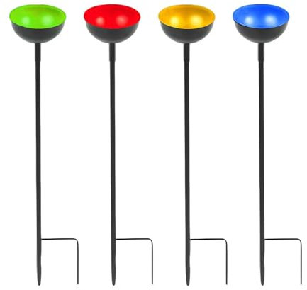 Garten- -Wasserstation | -erfly Bee Wasserfänger, kleine Insekten, Bienenfutterspender, Becherförmige -Bewässerungsstationen, Skulpturpfahl zum Füttern und Bewässern auf dem Innenhof, 4