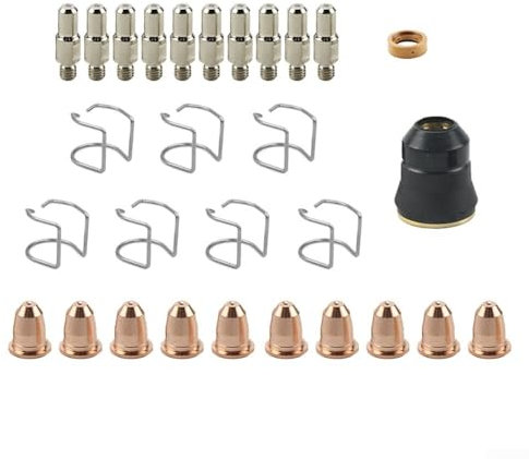 S45 Plasmabrenner Elektrode PR0110 Spitze PD0116 Halter für 95136, 97994, 91814 (10 Düsen)