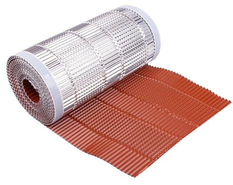 Decket Gratrolle Vental Respiro 400/15 für Dach, Ziegelrot | dampfdurchlässig & UV-beständig; Firstband zur Abdichtung und Belüftung von First und Dachecken; Firstrolle aus Aluminium