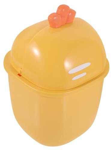 WHAMVOX Mini Mülleimer Mit Deckel Praktischer Abfallbehälter Für Schreibtisch Vielseitig Einsetzbar Küche Bad Und Platzsparend Und Einfach Zu Reinigen