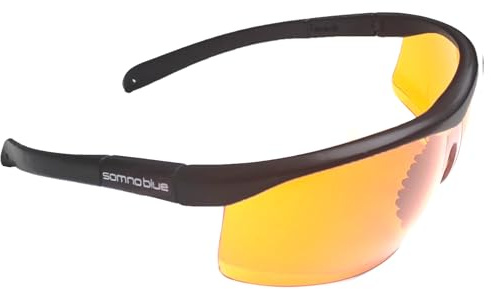 Somnoblue SB-1 Blaulichtschutzbrille – Schützt den Biorhythmus und die Gesundheit mit 360-Grad-Schutz.