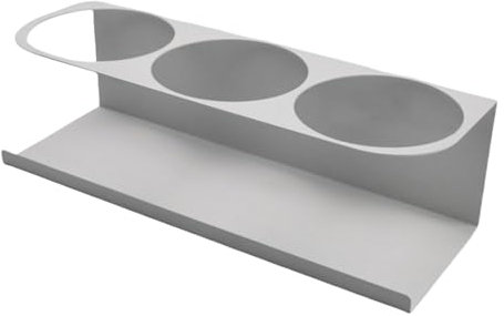 Magnetischer Flaschenhalter, Getränkeflaschenhalter Magnetisch | 3-Slot-Küche Kaffeemaschine Tasse Organizer Rack - Getränkeregal Kühlschrank -Seitenhalter für Küche, Café, Zuhause, Hotel, Arbeitsplat