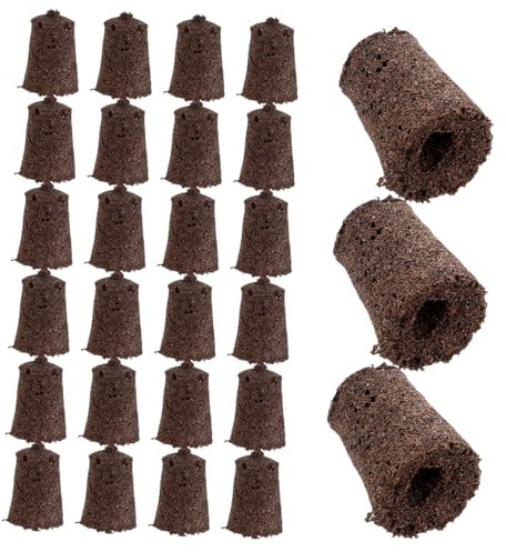 UKCOCO 30pièces Fournitures Hydroponiques Terreaux De Culture Blocs De Tourbe De pour Démarrage De Plantes Accessoires De Jardinage