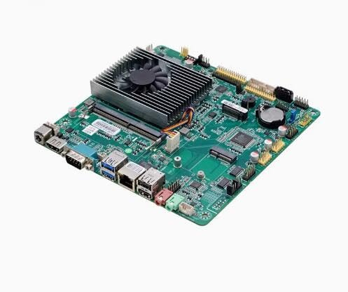 N100 Mini-ITX Carte mère Intel CPU IPC SBC Embedded Ultra-Thin Carte mère avec COM LAN DC-12V DDR4 EDP LVDS