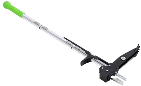 Tenez-Vous Un Dissolvant de Tueur de Mauvaises Herbes en Aluminium pour Les Mauvaises Herbes pour Le Jardinage, Manche en Aluminium Gardening Killer Toole
