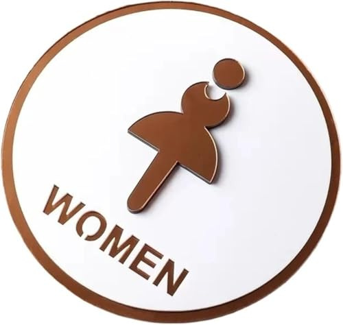 Segnaletica per bagni, Cartello promemoria for toilette for uomini e donne, con scritta Under Hollow