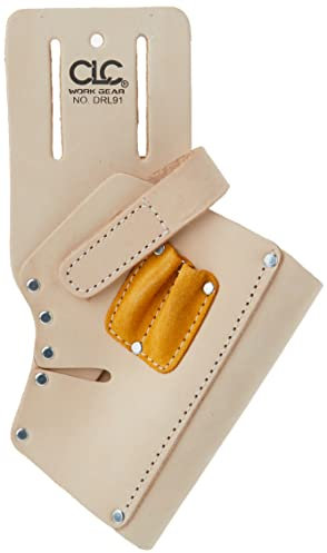 CLC Custom Leathercraft DRL91 - Fondina per trapano senza fili, 45 gradi, colore: beige