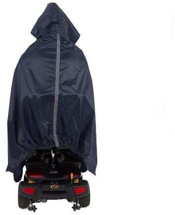 Days Wheelchair Cape, Windproof, Waterproof and Water resistant Hooded Cape for Wheelchairs, Mobility and Electric Scooters