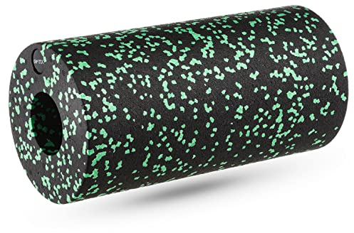 Gymtek Faszienrolle, EPP Foam Roller, Massageroller, Faszienrolle Wirbelsäule, Faszien Rücken Massage Roller für Funktionales Training, Sportgeräte für Rückenmassage (Schwarz-Grün)