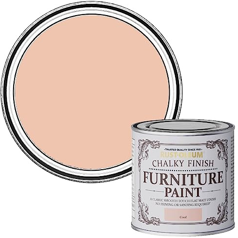 Rust-Oleum Chalky Möbelfarbe, Koralle, 125 ml