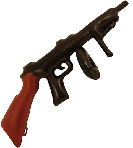 Henbrandt Inflatable Tommy Gun (One Size) (Brown/Black)