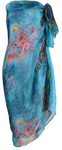 UK_Stone - Telo mare da donna, pareo, sarong, alla moda, copricostume, 7#, Taglia unica