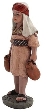 Scena Vintage Completa - 6 Figure | Figure misteriose |Figure del presepe |Serie 11 cm| Progettato da José Luis Mayo Decorazione natalizia |Nascita