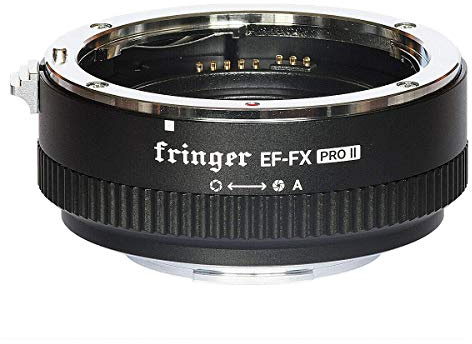 Fringer EF-FX PRO II Fuji Auto Focus Mount Adapter Built-in Electronic Aperture Automatic Compatible with Canon EOS EF Lens to Fuji X-Mount X-T3 X-T4 X-Pro3 X-T30II X-S10 X-H2S XT30 XH2 X-E4 X-T5 | Built-in Electronic Automatic Aperture, Compatible with Fujifilm X-T3 X-T4 X-Pro3 X-T30II X-S10 XH2S XT30 X-T50 XE4 X-T5