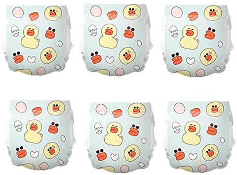Reborn Baby Dolls Diapers for 18-24 inch Newborn Doll- 6-Piece Pack