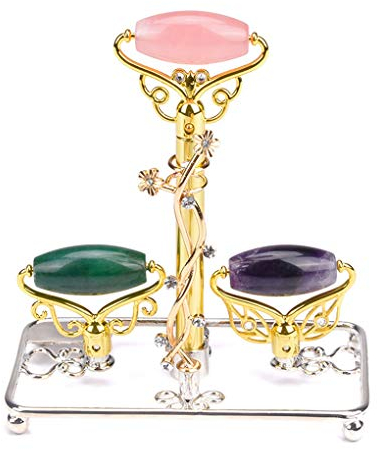 Körper Gesichtsroller Massage Werkzeug Geschenk Für Frauen, Ehefrau, Freundin, Natürliche Jade Gesichtsrolle Abnehmen Anti Aging Face Roller Körperhaut Gesicht, Amethyst