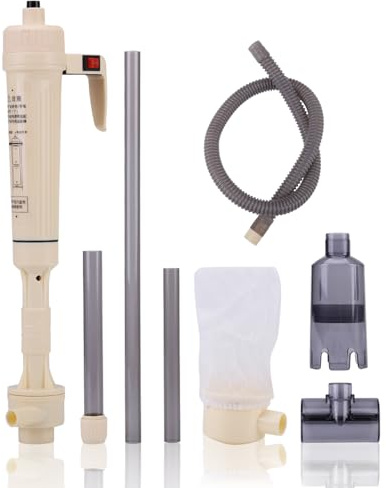 KUIDAMOS Aquarium Kiesreiniger mit batteriebetriebenem Aquarium Siphon Wasserwechsel-Reinigungswerkzeug für Fische aquarium vacuum Schildkröten und andere Gravel Cleaners