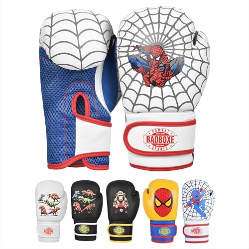 Boxing Gloves 6oz (White/Blue, 6oz)