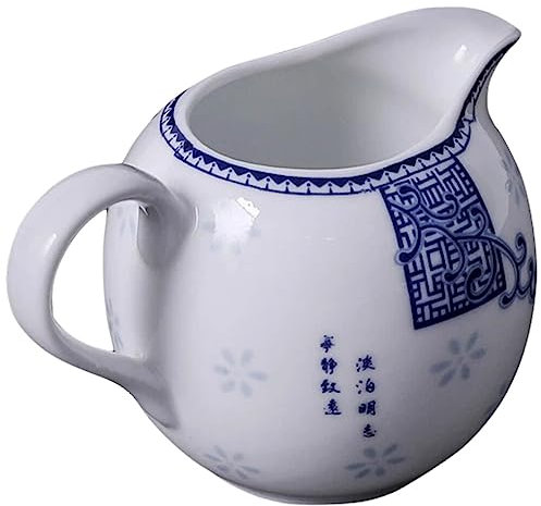 Cabilock Saucenkrug Soßenkännchen Milchkanne Sauciere Milchgießer Milchschäumkrug Soßenkanne Keramik Porzellan Kaffee Sirup Sauce Cremespender für Sirup Kochzubehör Soßenausgießer