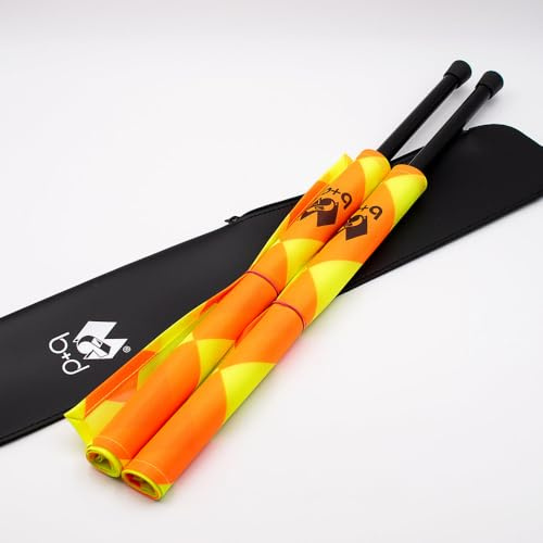 B+D SR-Assistenten-Fahnen-Set -Quadro III- mit Tasche/Hülle aus Nylon-Canvas