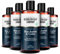 Brooklyn Soap Company Blue Amber & Cedar Body Wash 5er Pack - 2-in-1 Duschgel für Männer für Haut und Haare - Shower Gel Vorteilspack für Herren