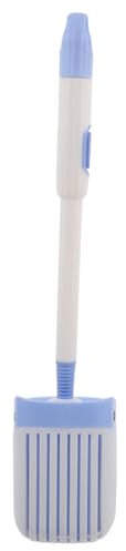 Cepillo de Inodoro de Silicona con Base de Ventosa, Abs