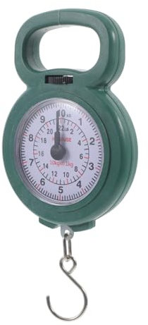 Homoyoyo Tragbare Federwaage Netz Griff Hängende Waage Wiegen Greifer Fänger Kran Tragbare Fischwaagen Küchenwaagen Lebensmittelwaage Korb Haken Handhaben Fliegen Wight Wählen Plastik