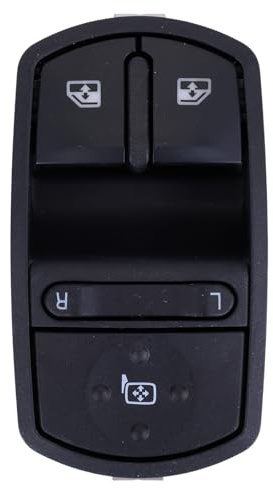 Elevalunas Botón Pulsador, Interruptor de Elevalunas Eléctrico Master Ventana de Control de Alimentación Interruptor De Botón De Elevación Compatible con Opel Corsa E X15 2014-2019, #13430017