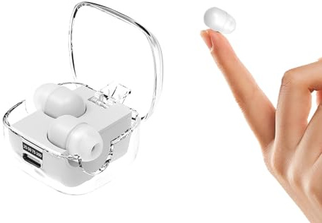 Unsichtbare kleine Schlaf Kopfhörer kabellos Bluetooth Wireless Earbuds | Mini in Ear Kopfhörer Sleep Headphones Buds im Ohr kleinst Schlafkopfhörer Seitenschläfer Bluetooth Ohrhörer für kleine Ohren